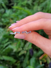 Load image into Gallery viewer, 18K Wave Swiss Blue Topaz Stud Earrings