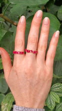 Load image into Gallery viewer, 18K Ruby Eternity Ring