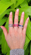 Load image into Gallery viewer, 18K Ruby Eternity Ring