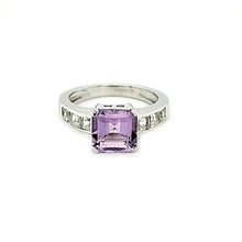 Load image into Gallery viewer, Asscher Cut Ring in Amethyst
