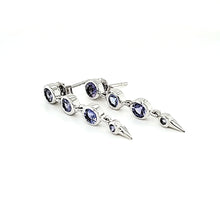 Load image into Gallery viewer, 14K Tanzanite Spike Earring
