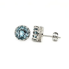 Load image into Gallery viewer, Pop Studs in Blue Topaz
