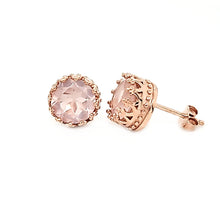 Load image into Gallery viewer, Pop Studs in Rose Quartz
