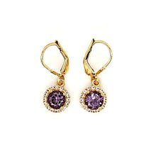 Load image into Gallery viewer, Pop Accent Earrings in Amethyst
