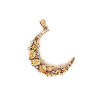Load image into Gallery viewer, Crescent Pendant in Citrine
