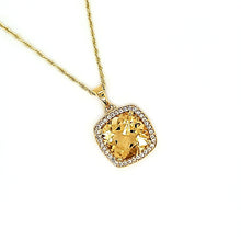Load image into Gallery viewer, Cushion Cut Pendant in Citrine

