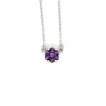 Load image into Gallery viewer, Hexagon Necklace in Amethyst
