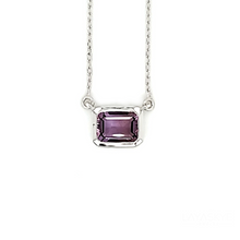 Load image into Gallery viewer, Octagon Necklace in Amethyst
