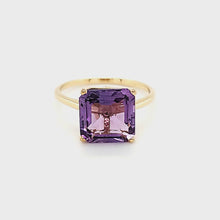 Load and play video in Gallery viewer, 14K Amethyst Ring
