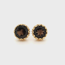 Load and play video in Gallery viewer, Pop Studs in Smoky Quartz
